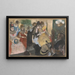 Café-Concert - Edgar Degas — oprawiony obraz na ścianie