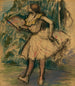 Tancerka z wachlarzem - Edgar Degas — widok dzieła