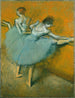 Tancerze przy drążku - Edgar Degas — widok dzieła