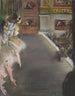 Tancerze w starym teatrze - Edgar Degas — widok dzieła