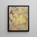 Tancerka w odpoczynku - Edgar Degas — oprawiony obraz na ścianie