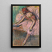Tancerka różowa - Edgar Degas — oprawiony obraz na ścianie