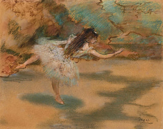 Tancerka na palcach - Edgar Degas — widok dzieła