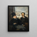 Degas i Évariste de Valernes - Edgar Degas — oprawiony obraz na ścianie