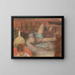 Kobieta naga leżąca - Edgar Degas — oprawiony obraz na ścianie