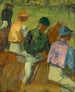 Czterech jeźdźców - Edgar Degas — widok dzieła