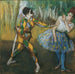 Harlekin i Kolombina - Edgar Degas — widok dzieła