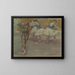 Tańczący Arlekin - Edgar Degas — oprawiony obraz na ścianie