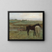 Konie na pastwisku - Edgar Degas — oprawiony obraz na ścianie