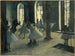 La Répétition au foyer de la danse - Edgar Degas — widok dzieła