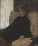Dama w czerni - Edgar Degas — widok dzieła