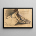 Le Repos de la danseuse - Edgar Degas — oprawiony obraz na ścianie
