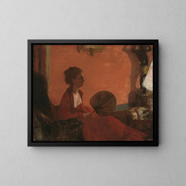 Madame Camus - Edgar Degas — oprawiony obraz na ścianie
