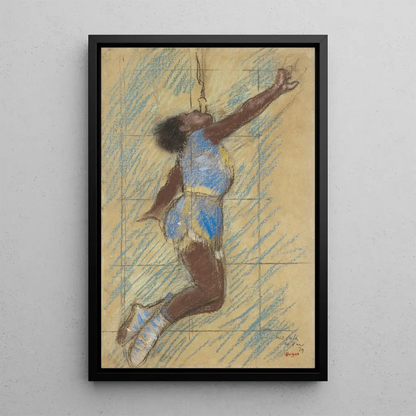 Reprodukcja obrazu Miss Lala w cyrku Fernando - Edgar Degas