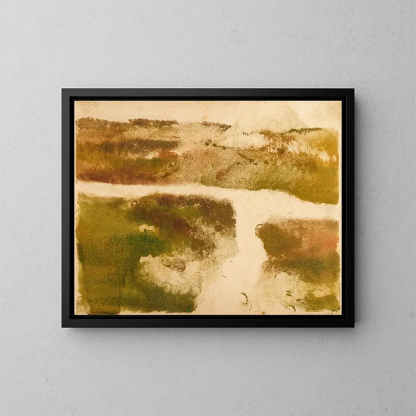 pejzaż górski - Edgar Degas — oprawiony obraz na ścianie