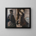 Madame Jeantaud w lustrze - Edgar Degas — oprawiony obraz na ścianie
