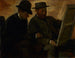 Paul Lafond i Alphonse Cherfils badający obraz - Edgar Degas — widok dzieła