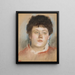 Portret kobiety - Edgar Degas — oprawiony obraz na ścianie