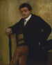 Portret mężczyzny siedzącego - Edgar Degas — widok dzieła