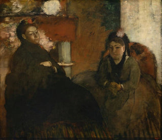 Portret pani Lisle i pani Loubens - Edgar Degas — widok dzieła