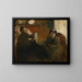 Portret pani Lisle i pani Loubens - Edgar Degas — oprawiony obraz na ścianie