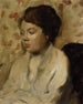 Portret młodej kobiety - Edgar Degas — widok dzieła
