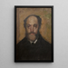 Portret krytyka sztuki DurandGrville - Edgar Degas — oprawiony obraz na ścianie
