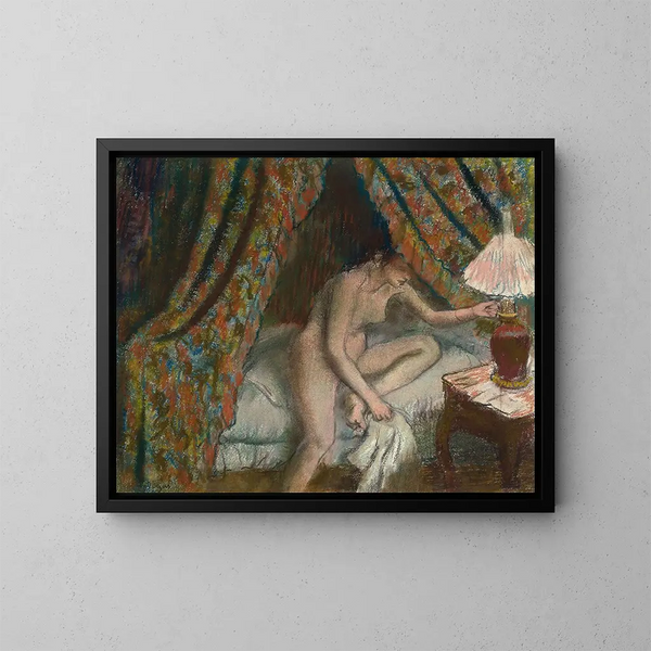 emerytalny - Edgar Degas — oprawiony obraz na ścianie