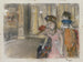 Śpiewacy na scenie - Edgar Degas — widok dzieła