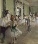 La classe de ballet - Edgar Degas — widok dzieła