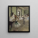 La classe de ballet - Edgar Degas — oprawiony obraz na ścianie