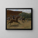 Le Faux Départ - Edgar Degas — oprawiony obraz na ścianie