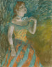 Le chanteur en vert - Edgar Degas — widok dzieła