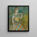 Le chanteur en vert - Edgar Degas — oprawiony obraz na ścianie