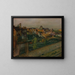 Widok na Saint-Valery-sur-Somme - Edgar Degas — oprawiony obraz na ścianie