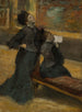 Wizyta w muzeum - Edgar Degas — widok dzieła