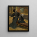 Wizyta w muzeum - Edgar Degas — oprawiony obraz na ścianie
