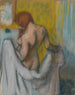 Kobieta z ręcznikiem - Edgar Degas — widok dzieła