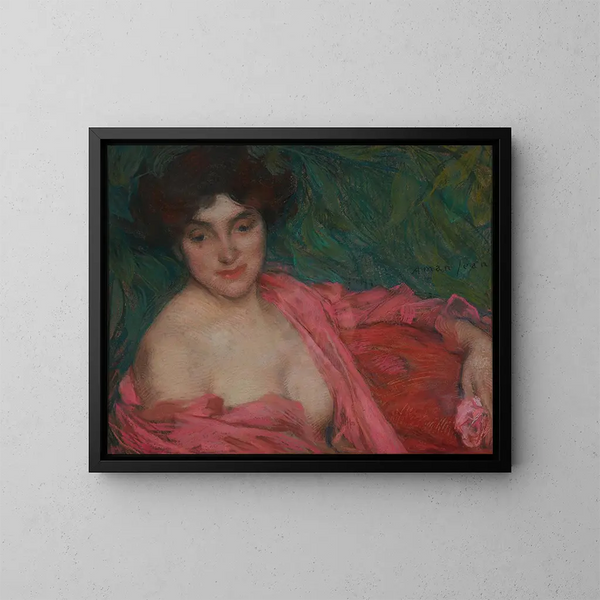 Młodzież - Edmond François Aman-Jean — oprawiony obraz na ścianie