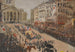 Pogrzeb Victor Hugo, pochód ulicą Soufflot - Edmond Lachenal — widok dzieła