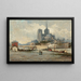 Notre-Dame de Paris - Edmund Aubrey Hunt — oprawiony obraz na ścianie