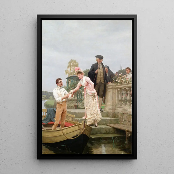 Reprodukcja obrazu Ułóż swoją delikatną dłoń w mojej i zaufaj mi - Edmund Blair Leighton