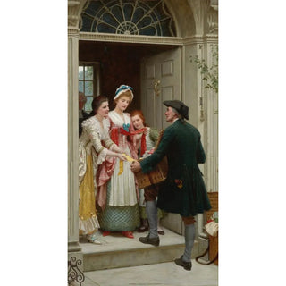 Edmund Blair Leighton - Ribbons And Laces For Very Pretty Faces.webp