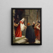 La Charité de Sainte Élisabeth de Hongrie - Edmund Blair Leighton — oprawiony obraz na ścianie