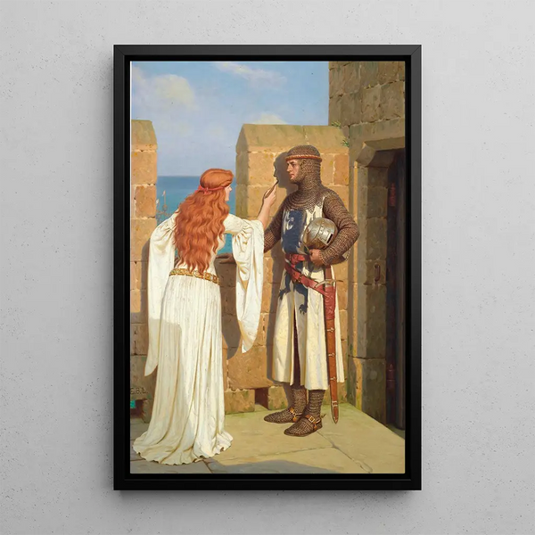 Reprodukcja obrazu L'Ombre - Edmund Blair Leighton