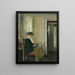 Joséphine tricote - Edmund Charles Tarbell — oprawiony obraz na ścianie