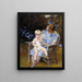 Marjorie i mały Edmund - Edmund Charles Tarbell — oprawiony obraz na ścianie