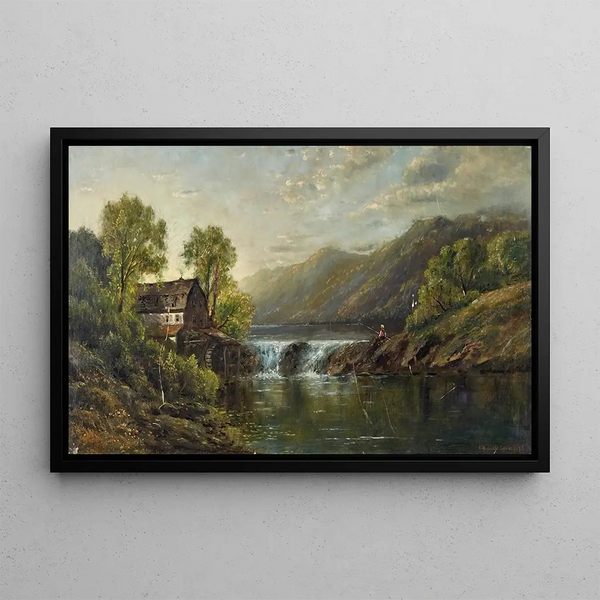 Edmund Darch Lewis - The Old Mill Stream.webp