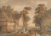 W podwórzu farmy - Edmund Dorrell — widok dzieła