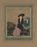 portret kobiety w futrze - Edmund Dulac — widok dzieła